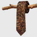 Italian Renaissance Floral Silk Necktie, Yarn-Dyed Jacquard Woven Mens Tie