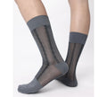 Pinstripe Sheer Dress Socks — 7 Colors